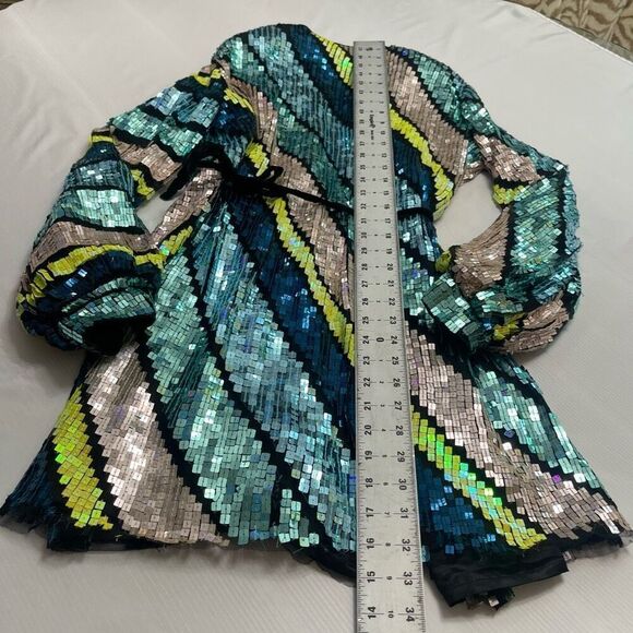 Circus Hotel Sequin Wrap Cocktail Dress Size 38 US 2-4 - Picture 10 of 10